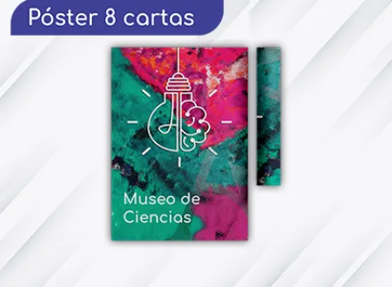 Posters 8 cartas 58 × 88 centímetros