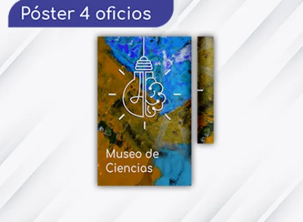 Poster 4 oficios 45 × 68 centímetros