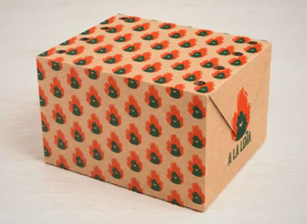 Recipiente para comida caliente 2 tintas
