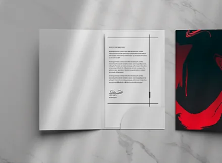 Folder oficio con pestañas