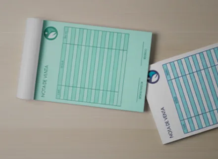 Notas de venta media carta autocopiante