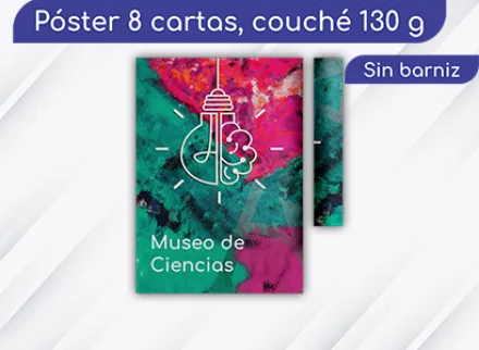 Poster 8 cartas 58 × 88 centímetros