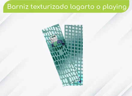 Separador barniz texturizado lagarto o playing