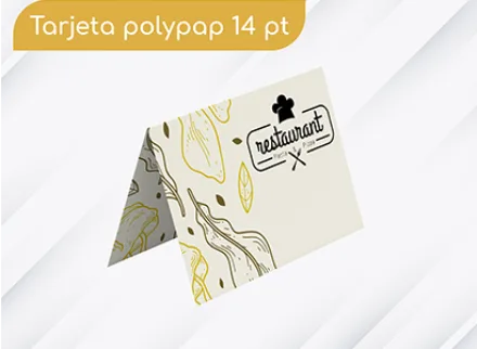 Tarjeta doble polypap